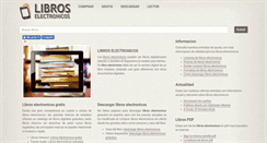 Desktop Screenshot of libroselectronicos.org